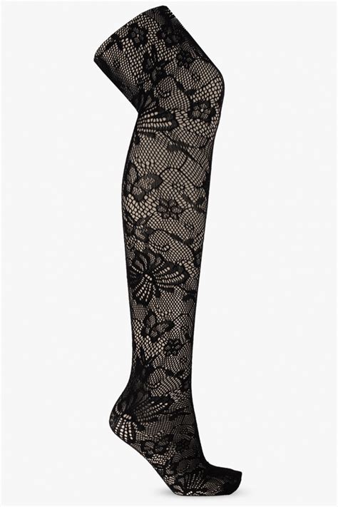 gucci strümpfe damen|Gucci lace tights.